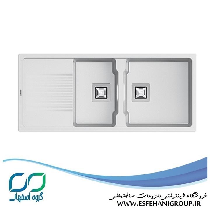 سینک گرانیتی مکوان مدل گرند قهوه ای